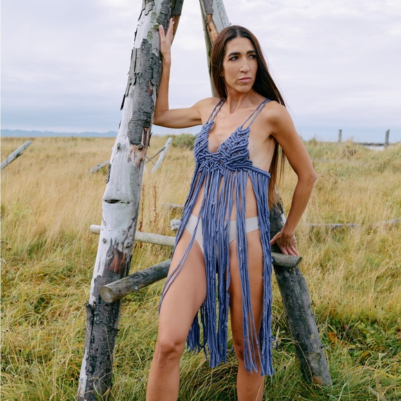 Handmade Macramé Rope Dress - Picture 16 of 16